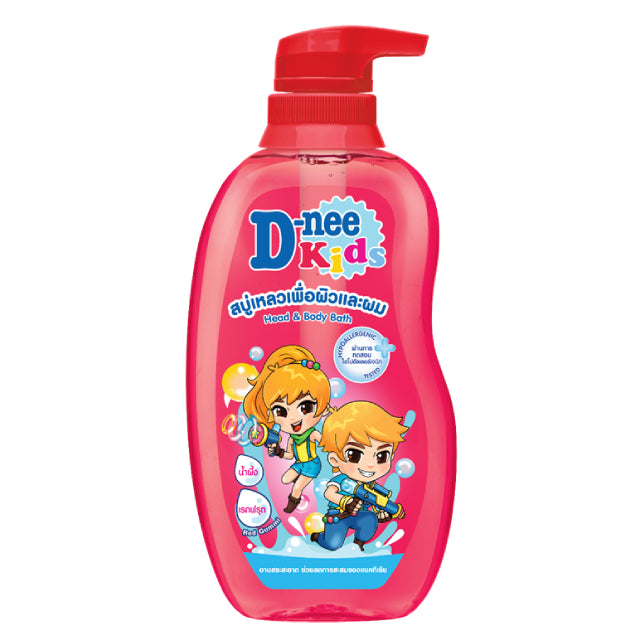 D-NEE KIDS ORGANIC HEAD & BODY BATH (RED)