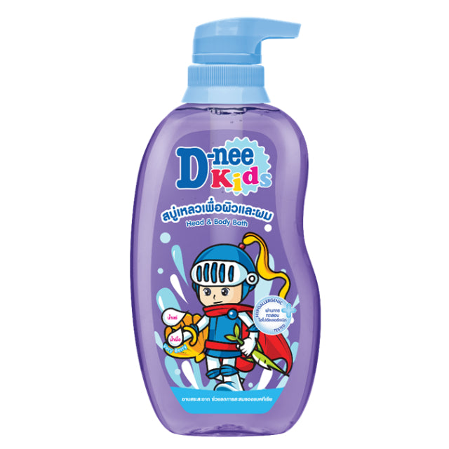 D-NEE KIDS ORGANIC HEAD & BODY BATH (VIOLET)